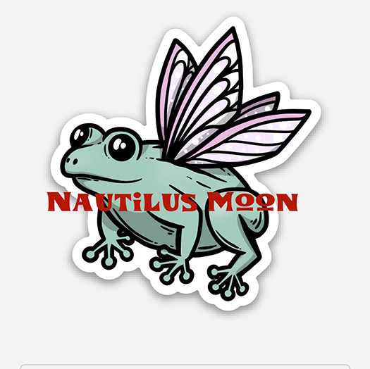 Frog Fairy MAGNET Die-Cut 1.84 x 2" Free Shipping