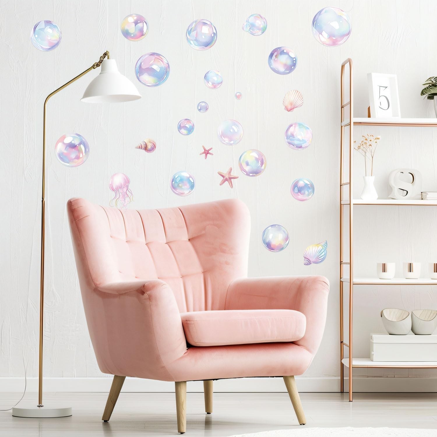 Colorful PVC Bubble Wall Decals – 4 Sheet Variety Pack for Dreamy Atmospheres