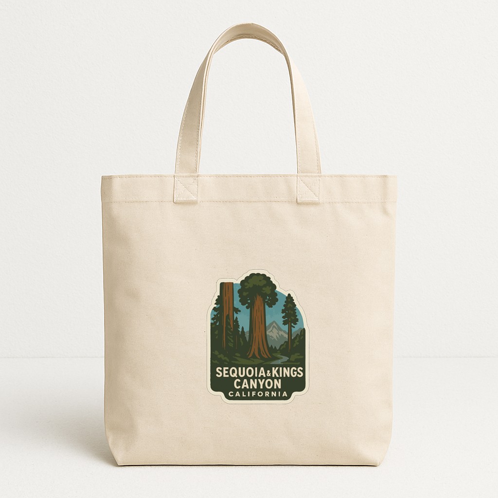 Sequoia & Kings Canyon California Iron On Heat Transfer Vinyl HTV Symbolic