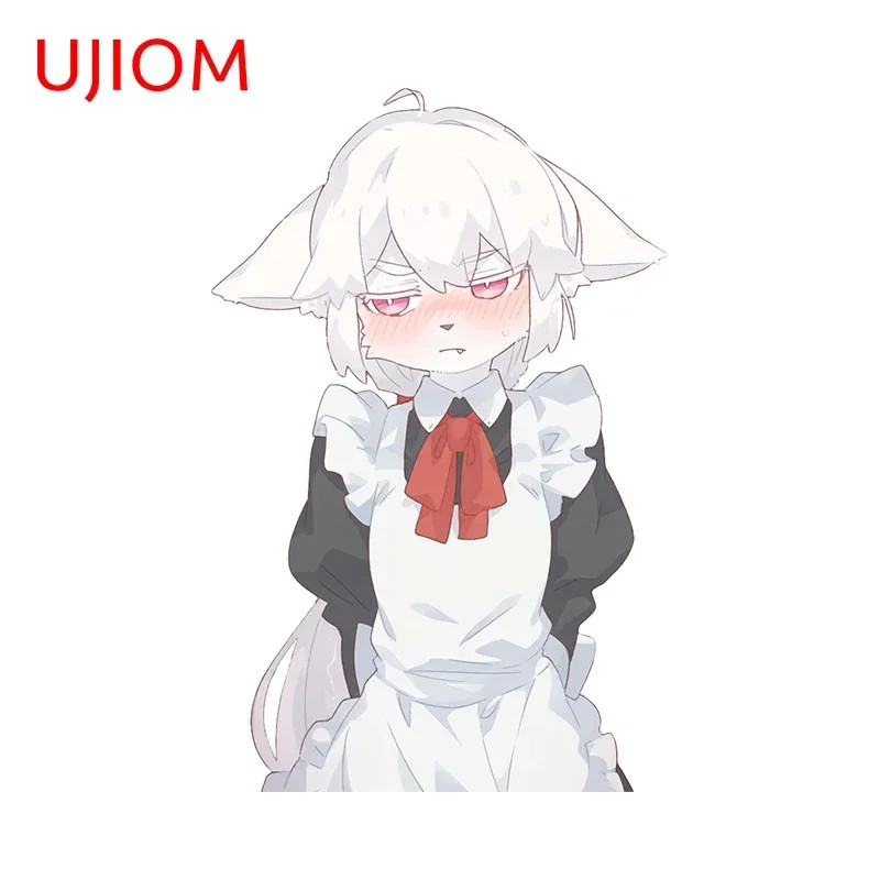 UJIOM Cool Furry Girl Cute Wall Sticker Personality Baby Nursery Room Wallpapers