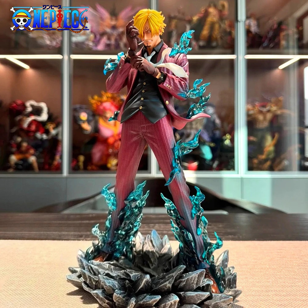 ONE PIECE Action Figure Sanji 25cm/9.84in PVC Statue Collection Model Toy Gift