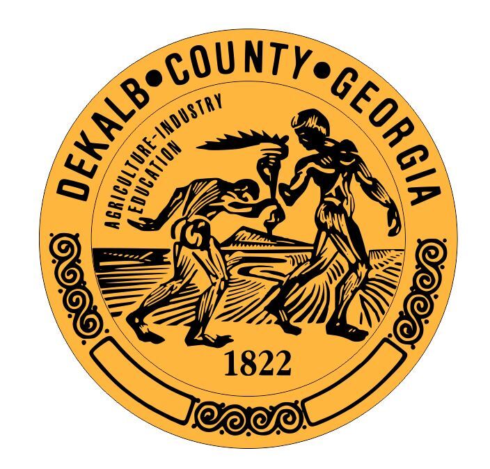 DeKalb County Georgia Seal Sticker Decal R7531