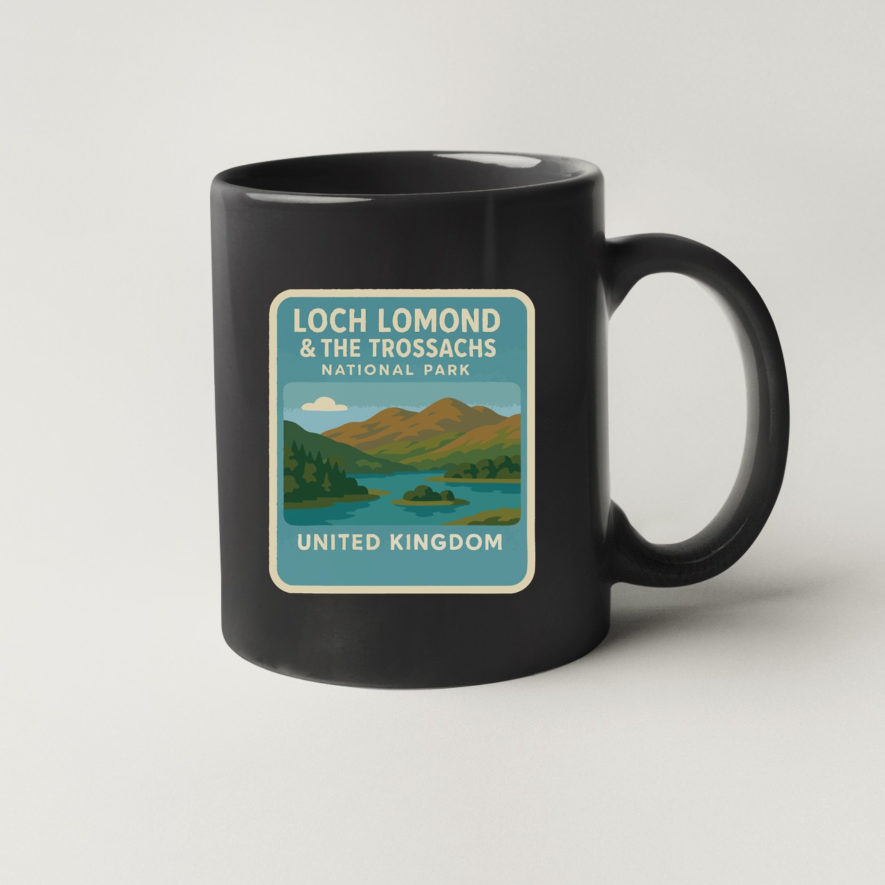 Loch Lomond & Trossachs United Kingdom National Park Sticker Decal Vinyl Die-Cut