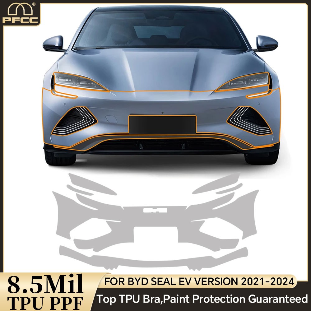 Full Car Precut Paint Protection Film Clear For 2021-2024 BYD Seal EV Version