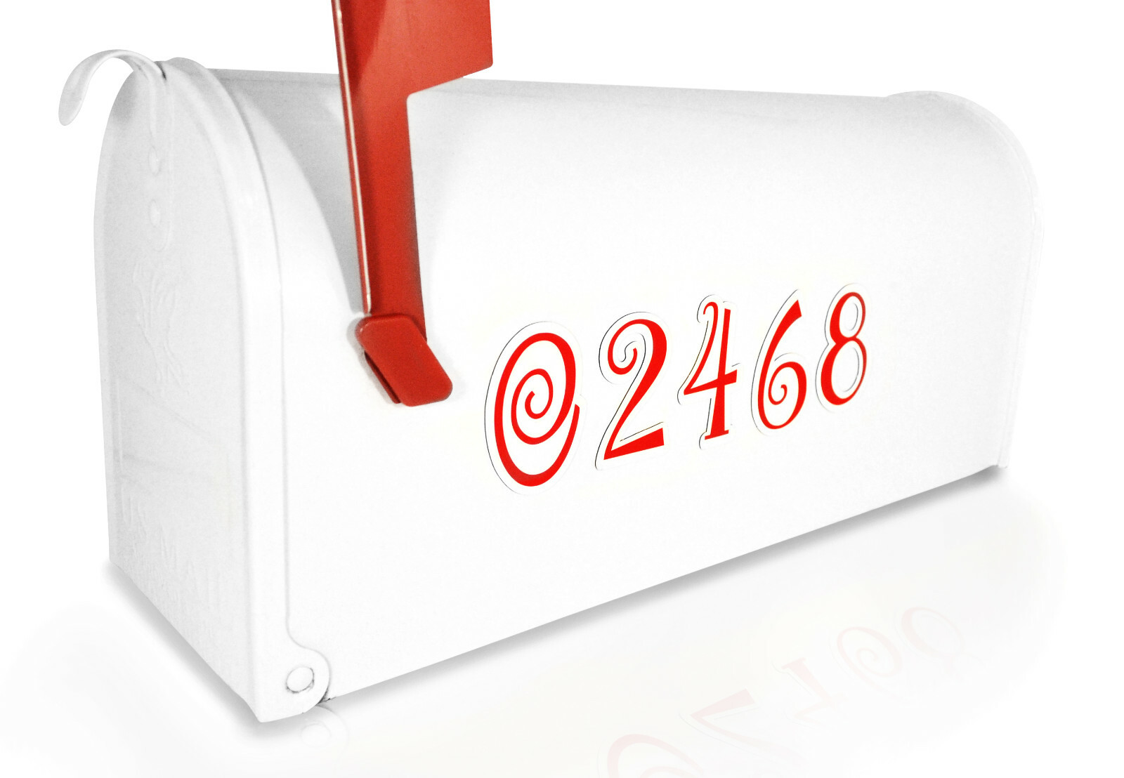 Mailbox Magnet (Partial Cover) Address Numbers