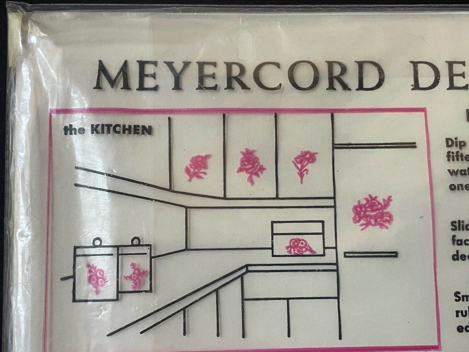 NEW Vintage MEYERCORD Decorative DECALS *Kitchen SPICES FLOWERS Alcohol Drinks