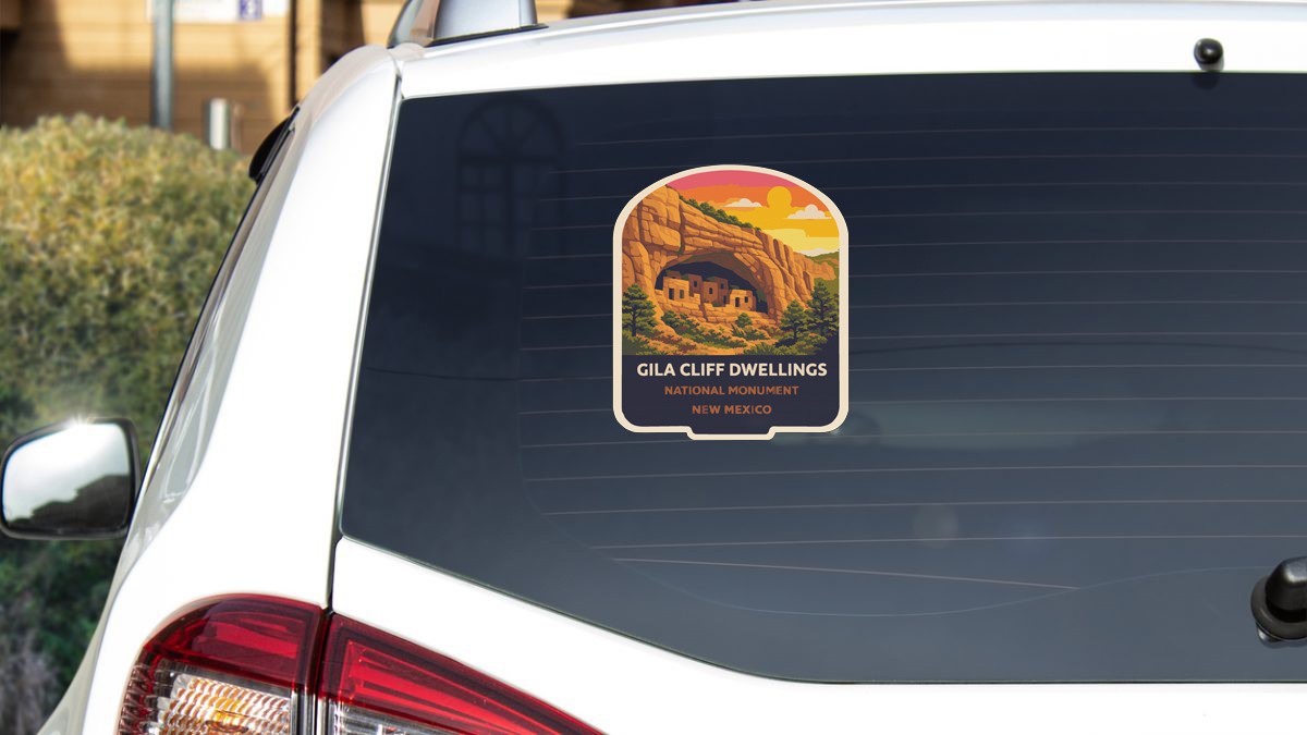 Gila Cliff Dwellings New Mexico Sticker Decal Vinyl Die-Cut US National Monument