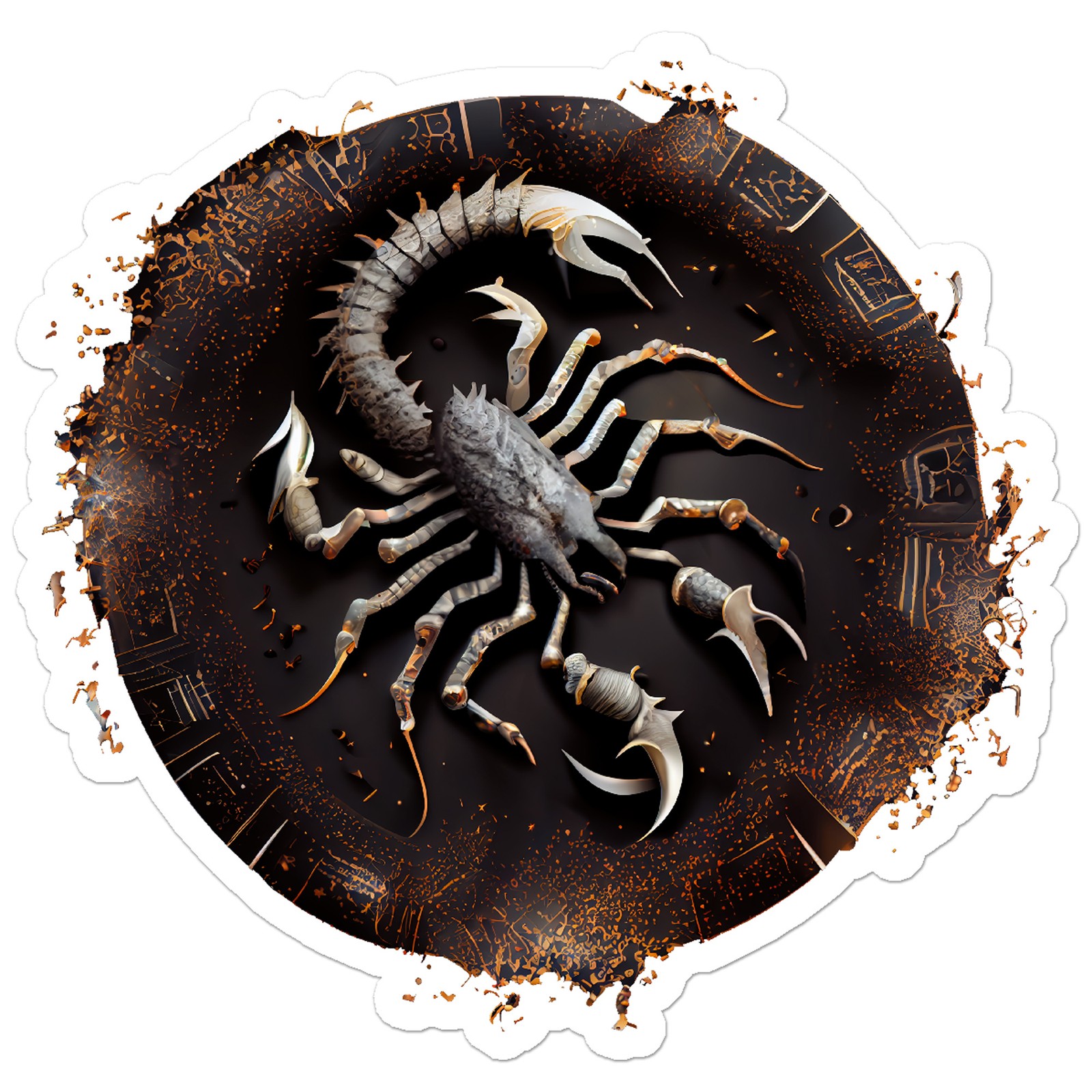 Scorpio Zodiac Astrology – Vinyl Decal Sticker – Car Window Laptop – ebn8834