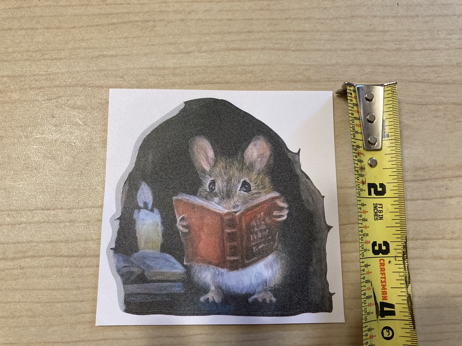 Realistic Mouse Hole Wall Sticker – Free Shipping