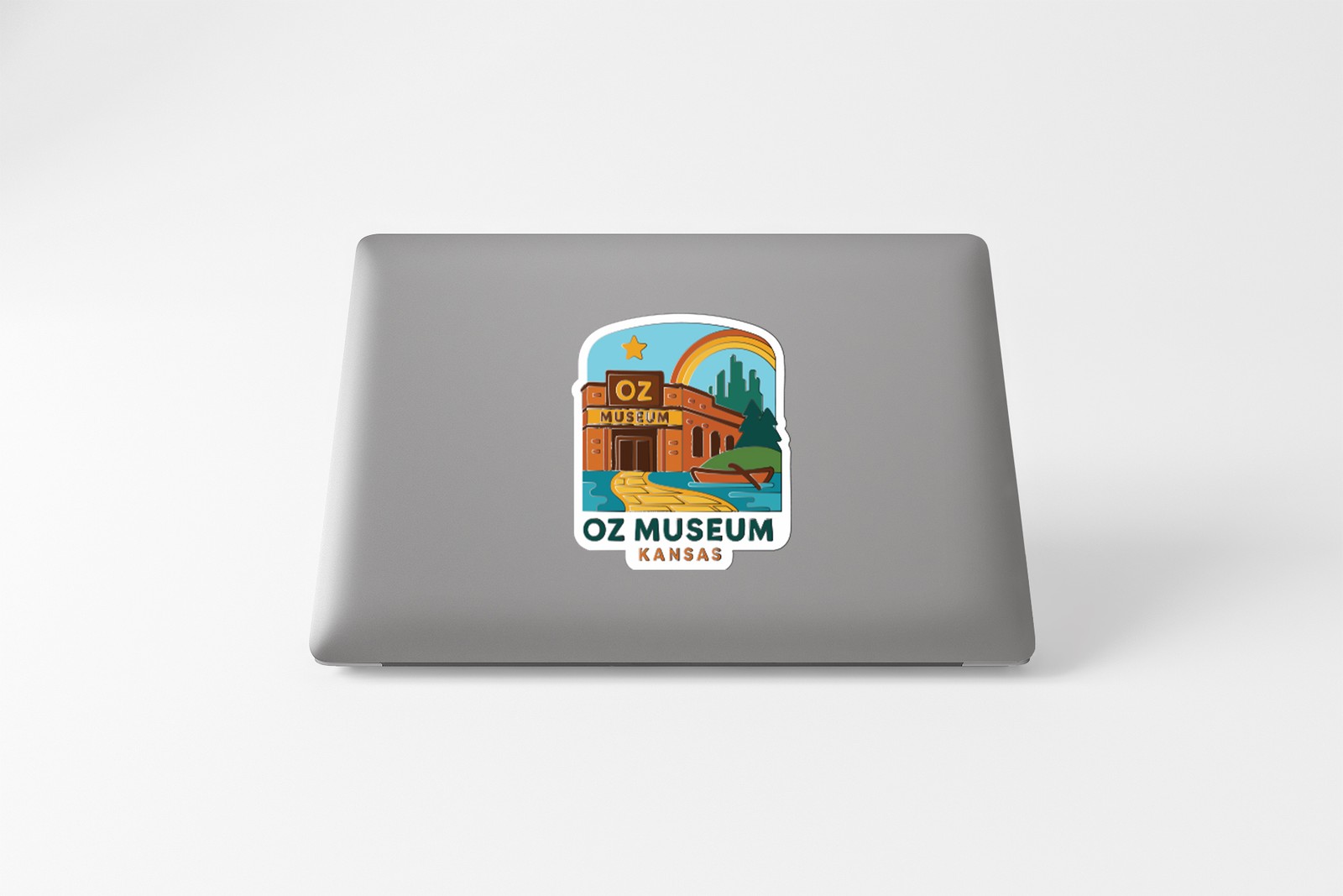 Oz Museum Kansas Sticker Decal Vinyl Die-Cut Symbolic Landmark Design