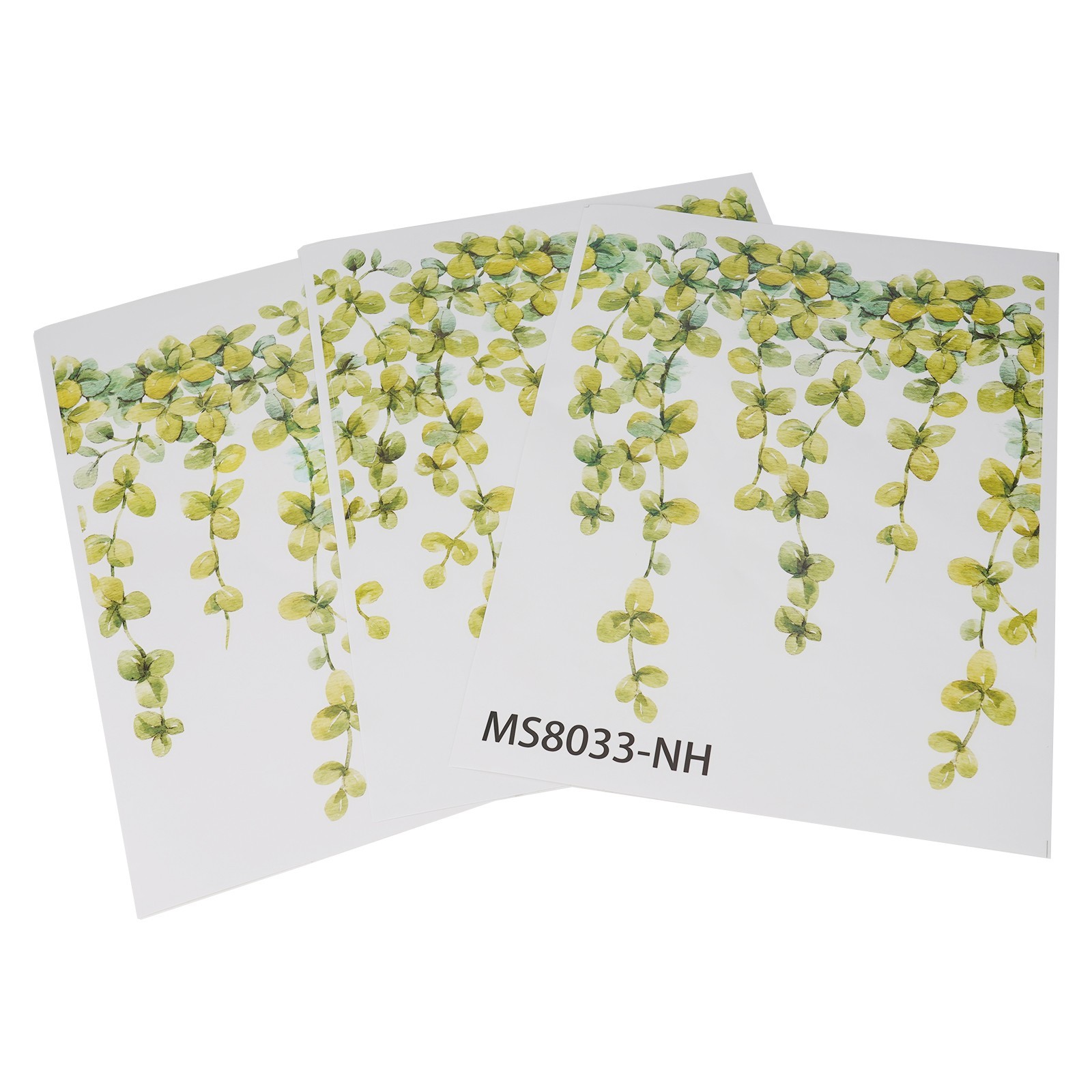 Wall Stickers Eucalyptus Leaf Artistic Green Plants Bedroom Home Decoration