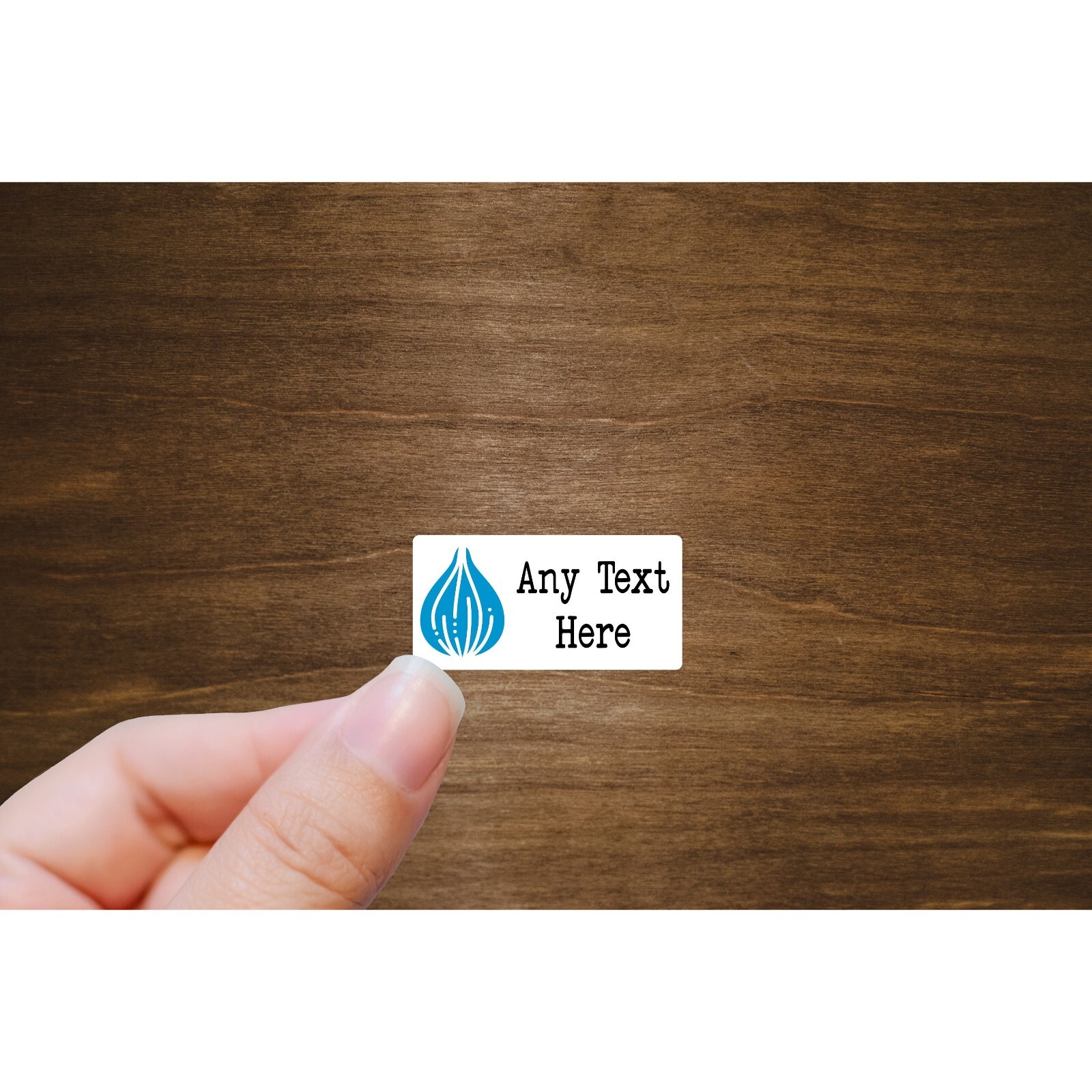 Custom Stickers From Your Design or Any Text 2" x 2", 2" x 1", 3" x 1"