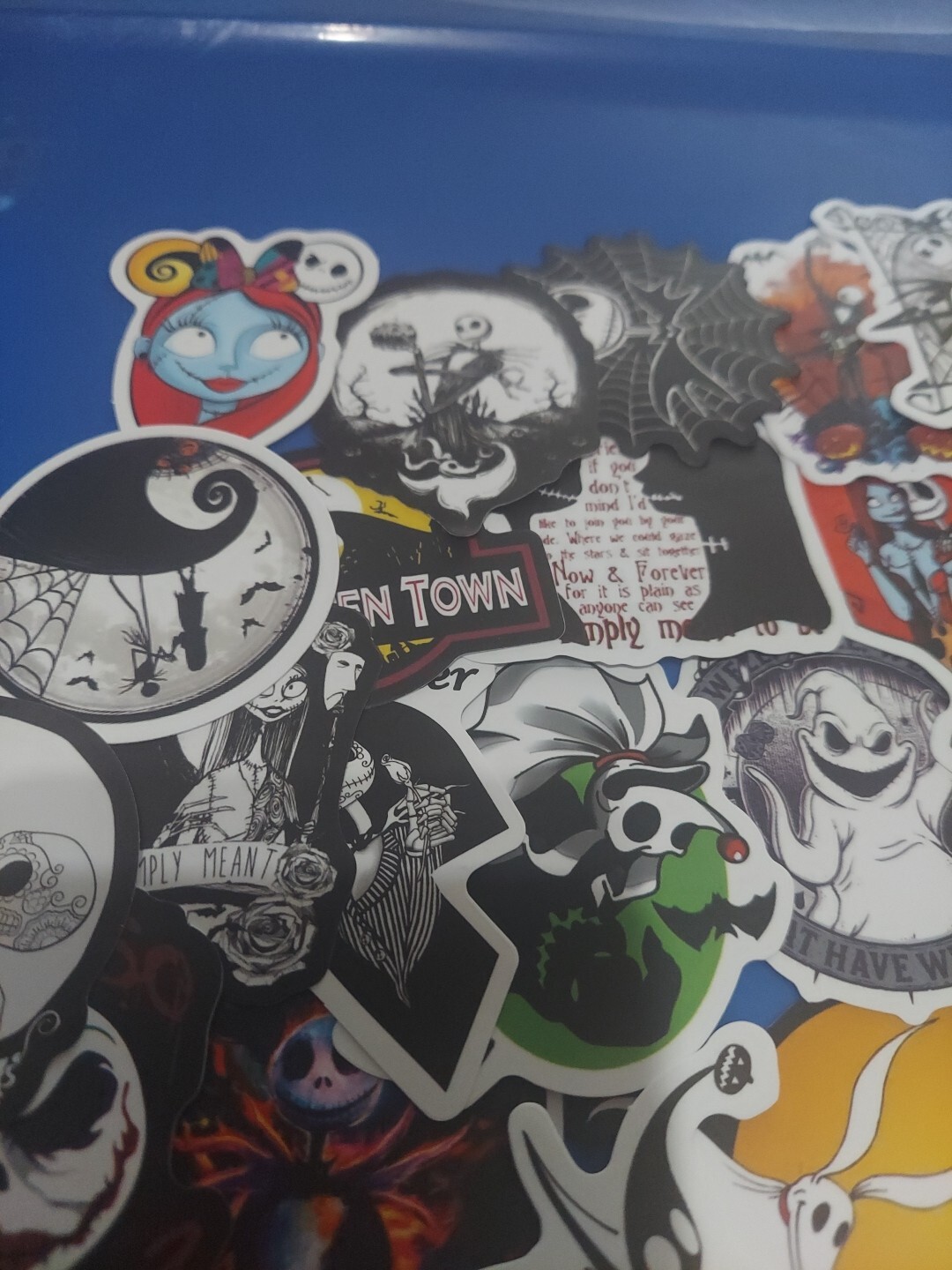 Nightmare Before Christmas Stickers Gothic Jack Skellington Sally Vinyl Stickers