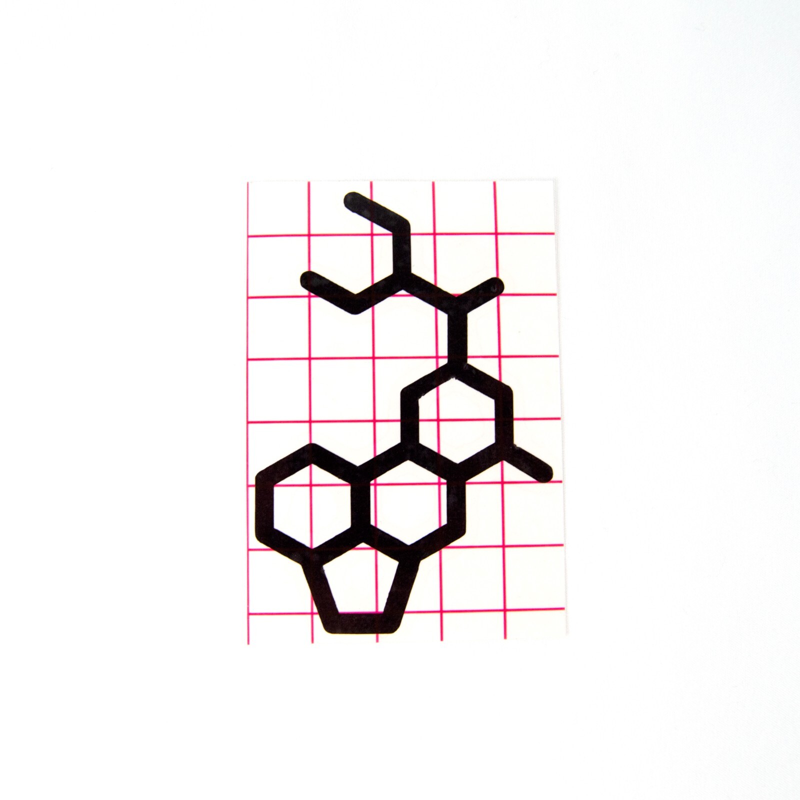 LSD Molecule Vinyl Sticker Psychedelic Trippy Car Decal Hippie Festival Laptop