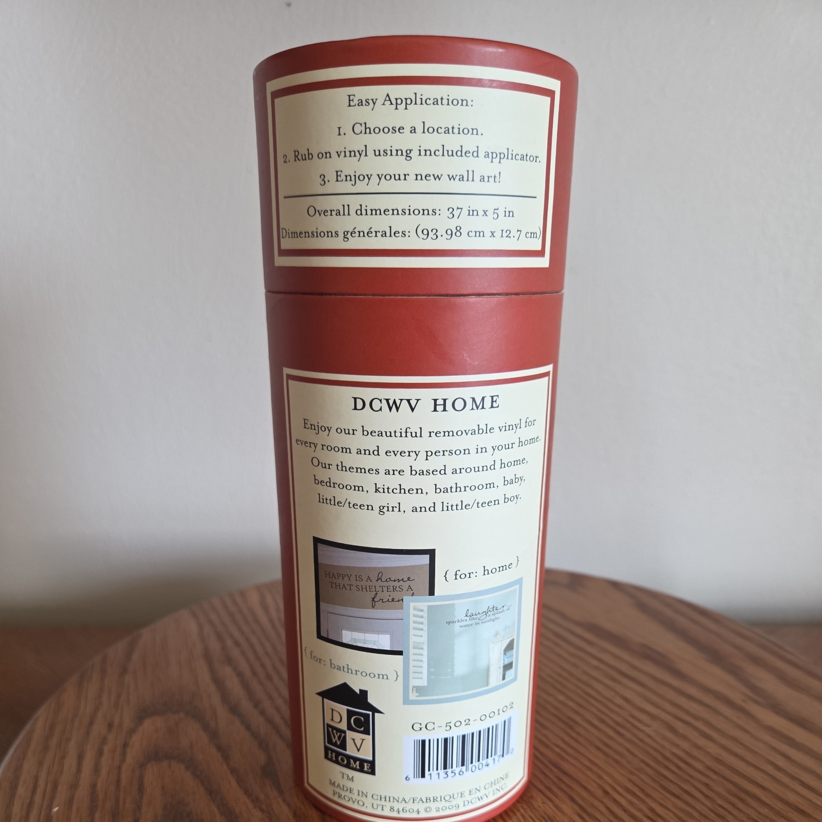 DCWV Home Removable Vinyl Wall Lettering NIB Once upon A Wall