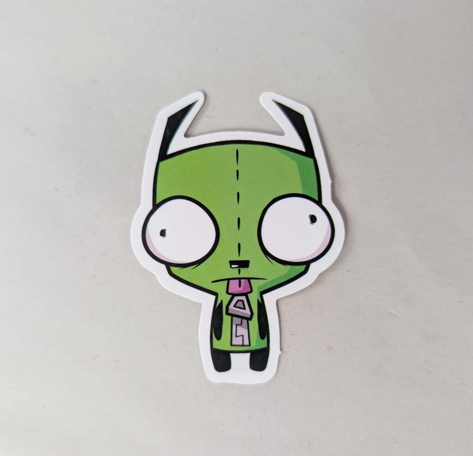 Set Of 10 Stickers Invader Zim & Gir In Dog Costume Alien Animation TV Show