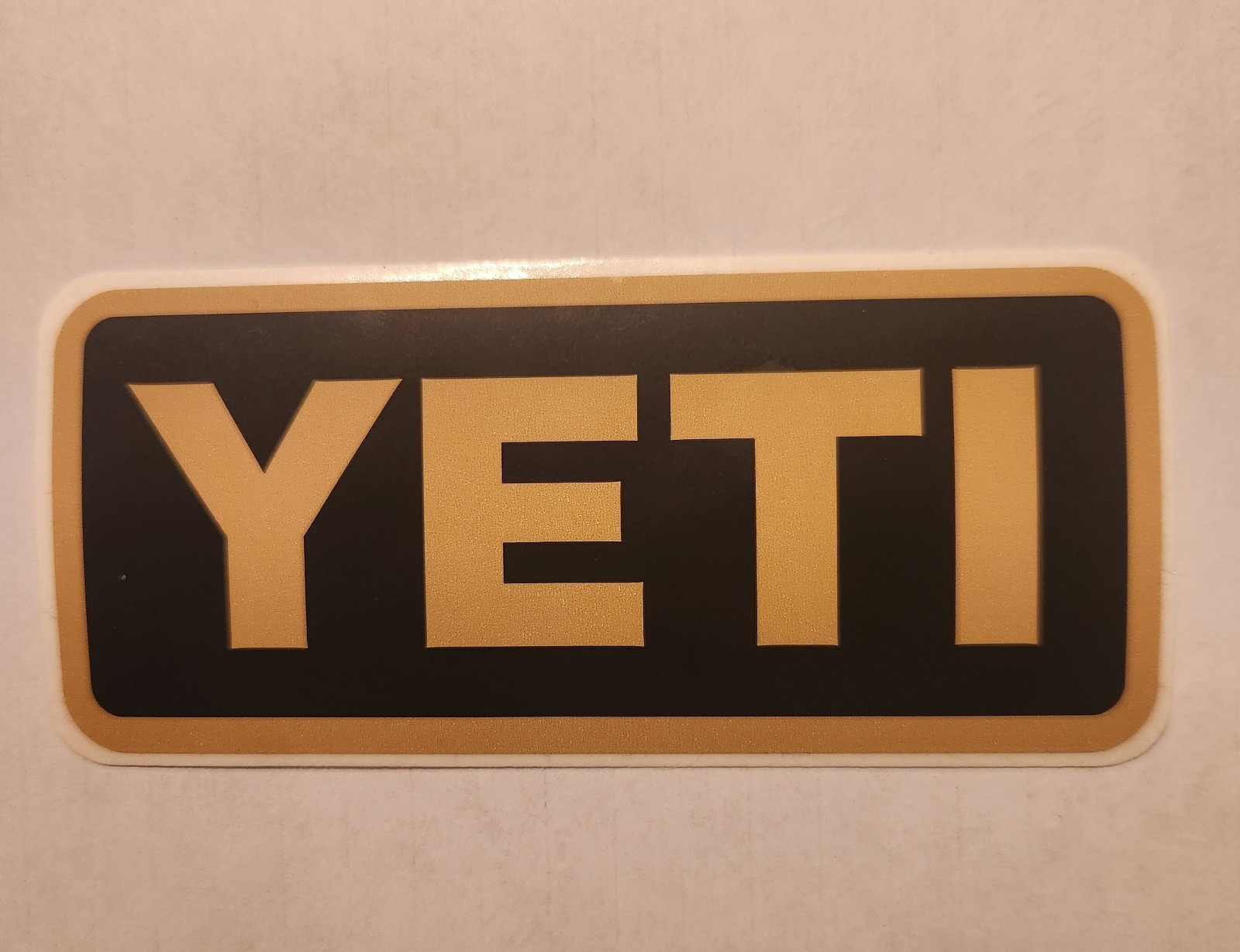 Yeti Authentic Sticker Decal Black / Brown