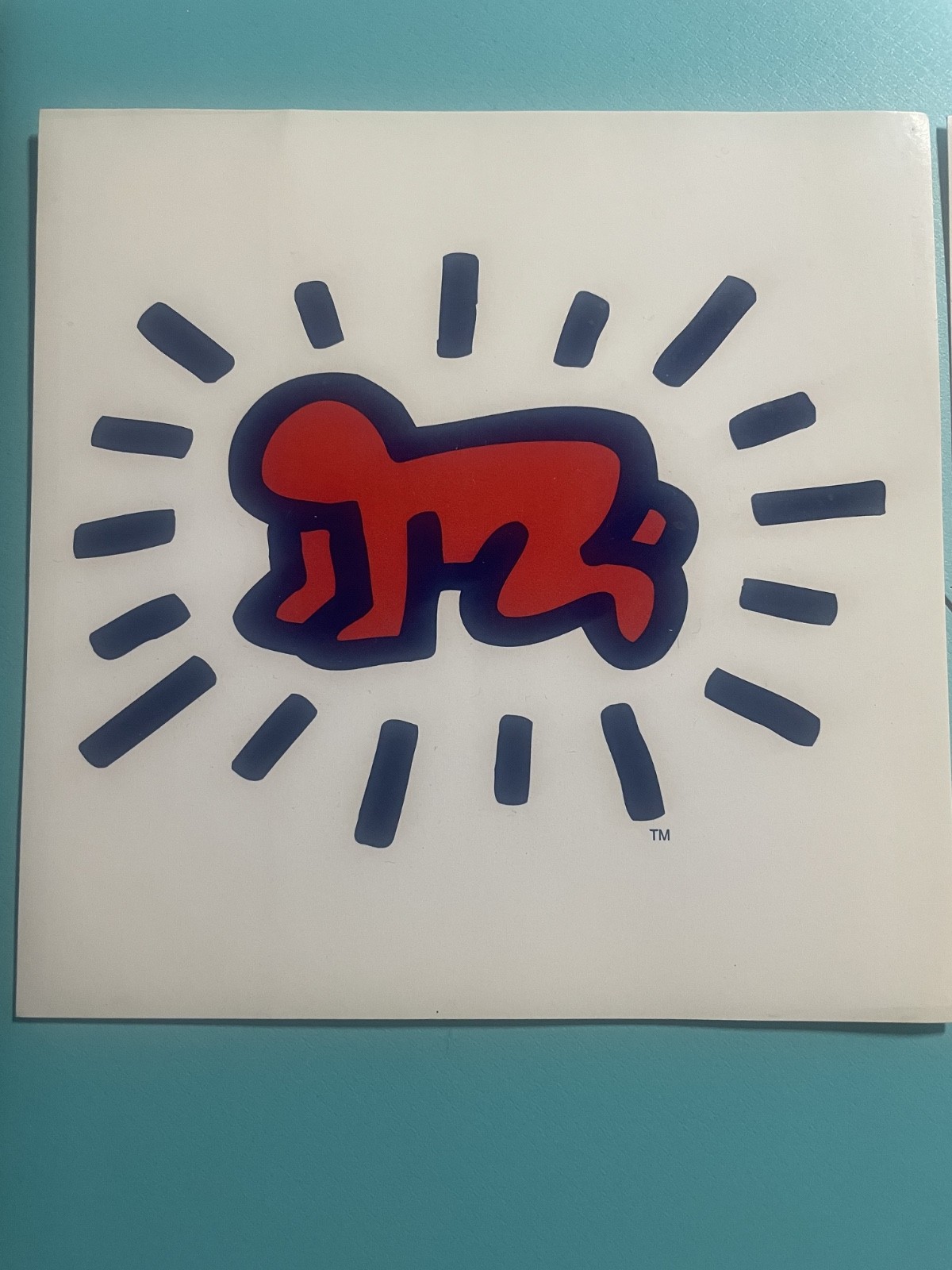 Keith Haring Sticker decals from Pop Shop NYC rare Baby & Skateboard sticker