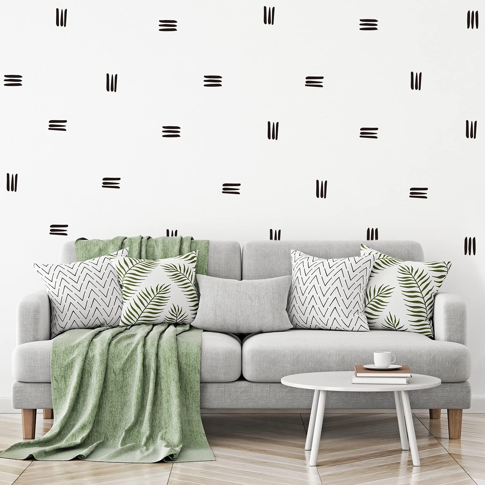 264 Pieces Line Wall Decals Modern Wall Stickers Boho Line Stickers Line Wall…