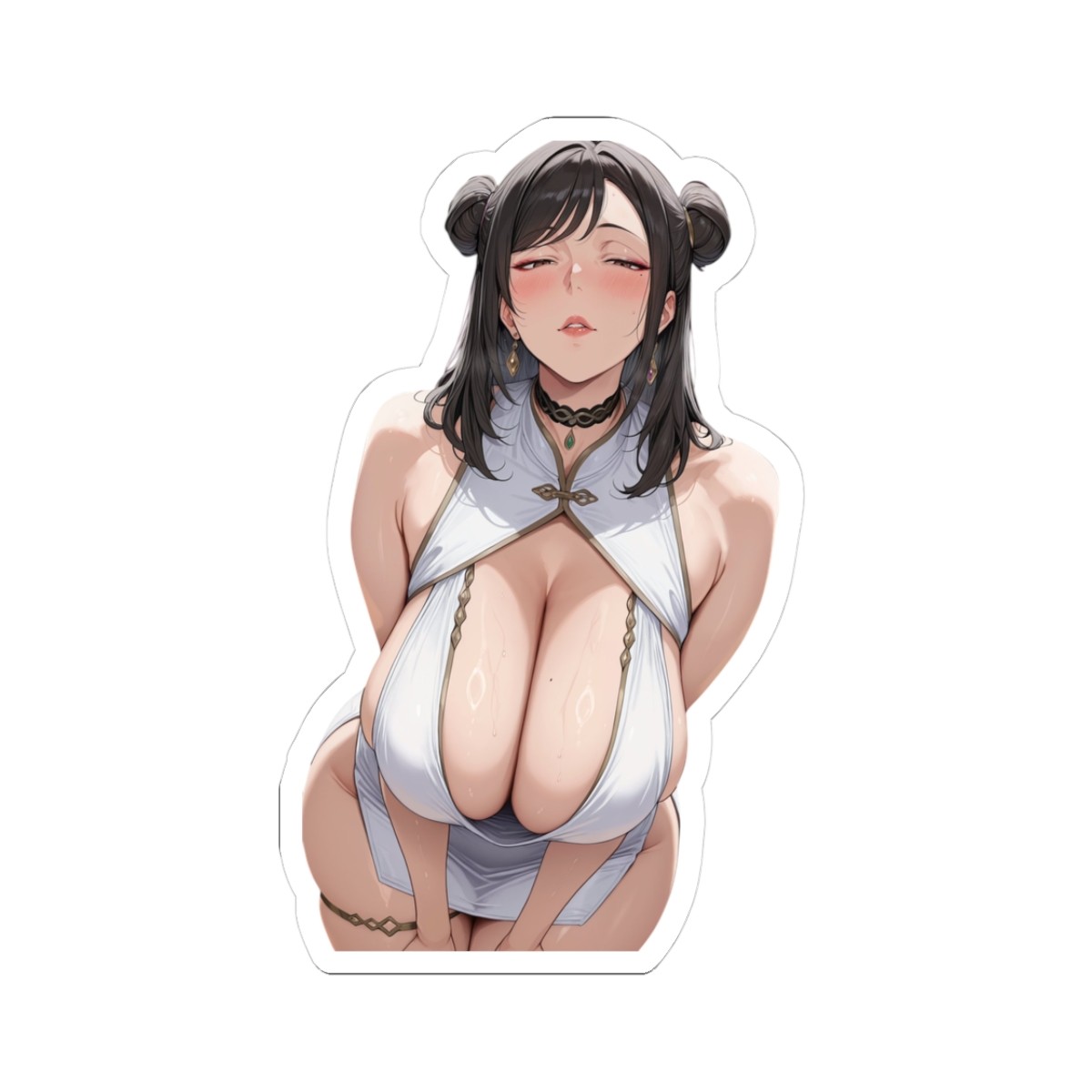 Cute Waifu Anime Sticker (FreeShipping$20+) Hot Ecchi Oppai Iroke