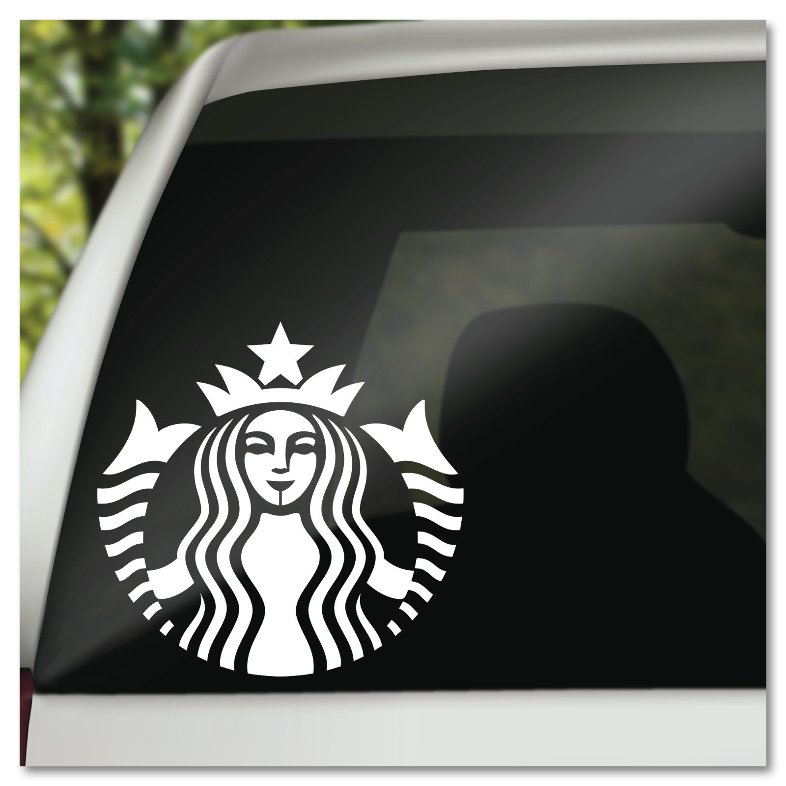 8" Starbucks Mermaid Vinyl Decal Sticker