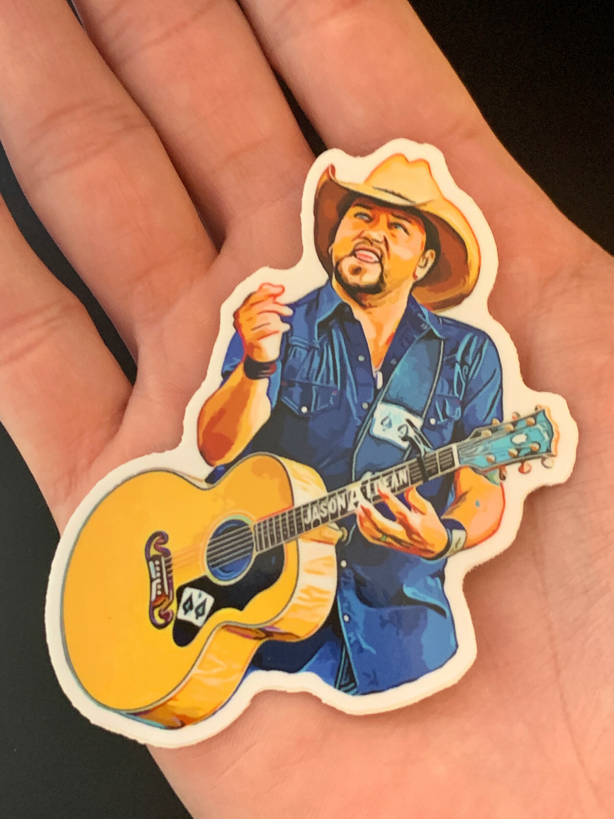 Jason Aldean Country Music Vinyl Car Premium Decal Vinyl Sticker 3in