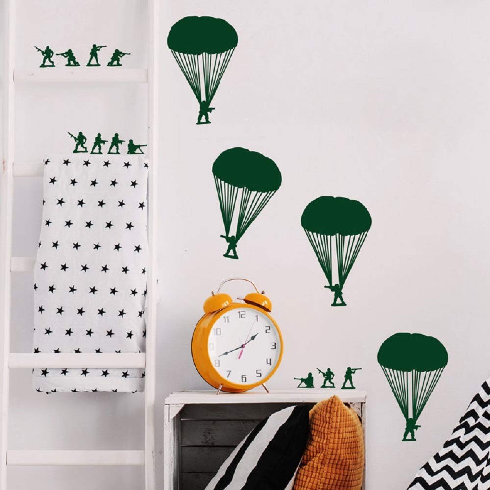 Cool wall Stickers for Schools, Rooms, Nurseries Quote Small Army Men Bucket …