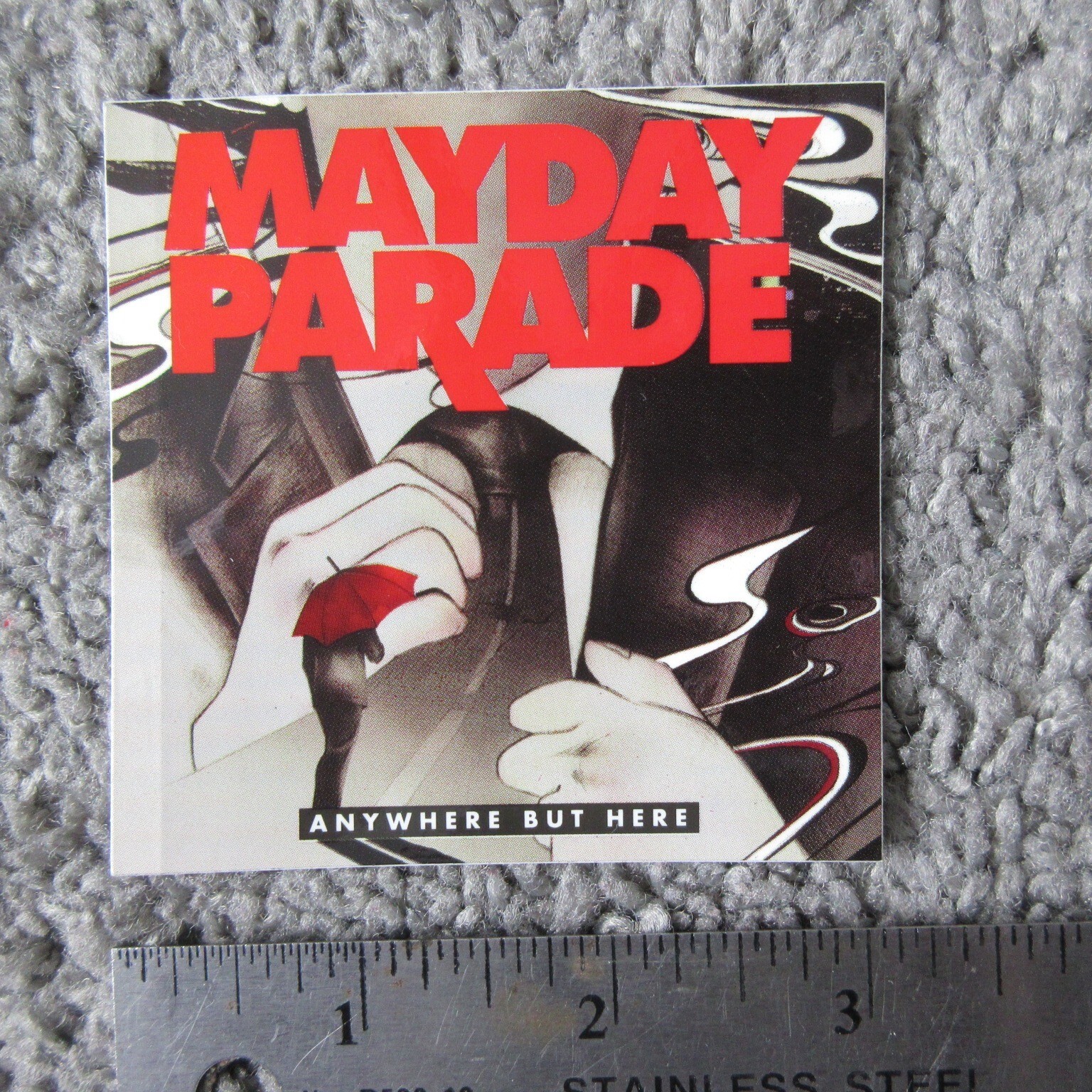 NEW VTG Y2K 2000s MAYDAY PARAGE ANYWHERE LOGO PROMO STICKER BAND DECAL MUSIC