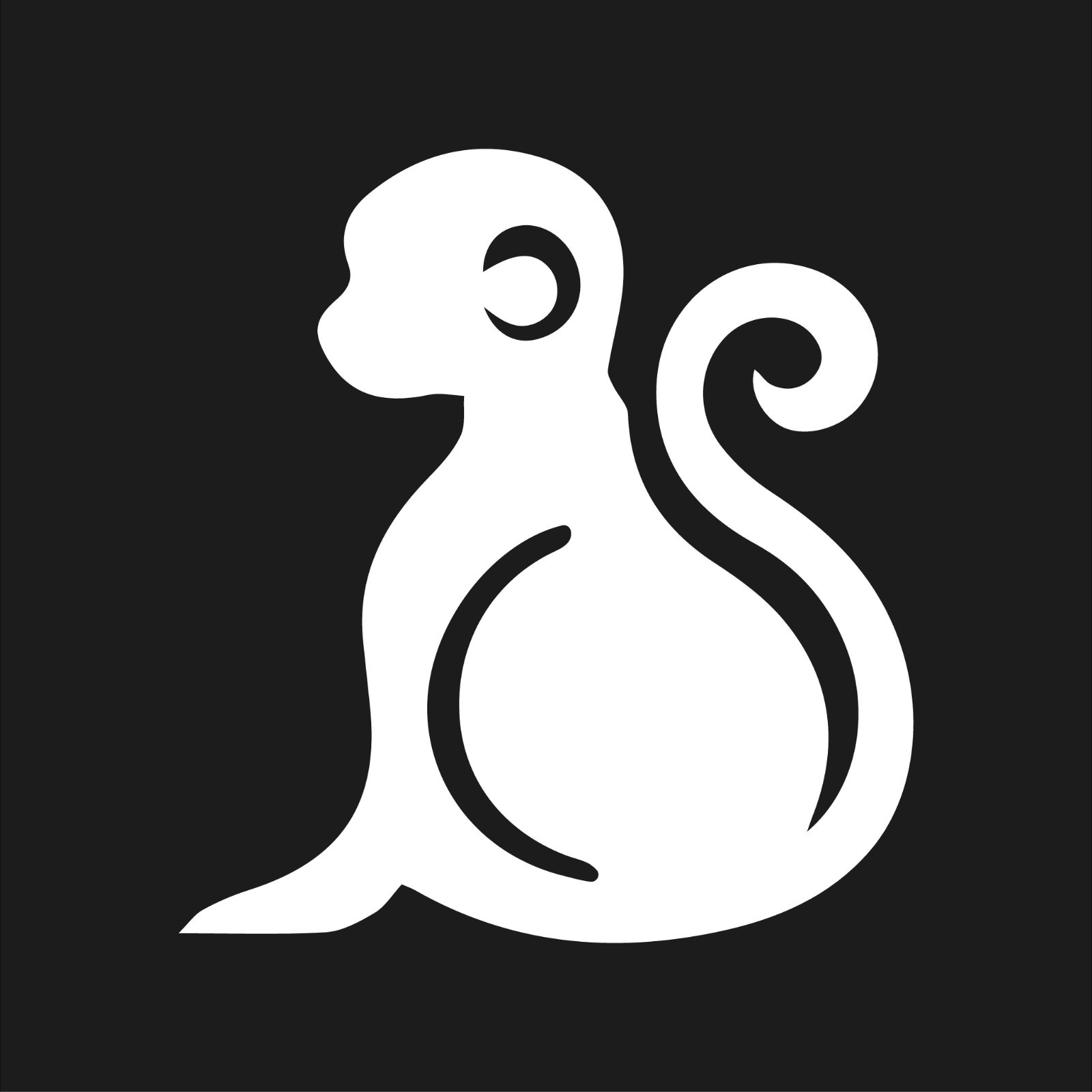 Monkey Zodiac Spirit Chinese Astrology Vinyl Decal Sticker Horoscope Symbol