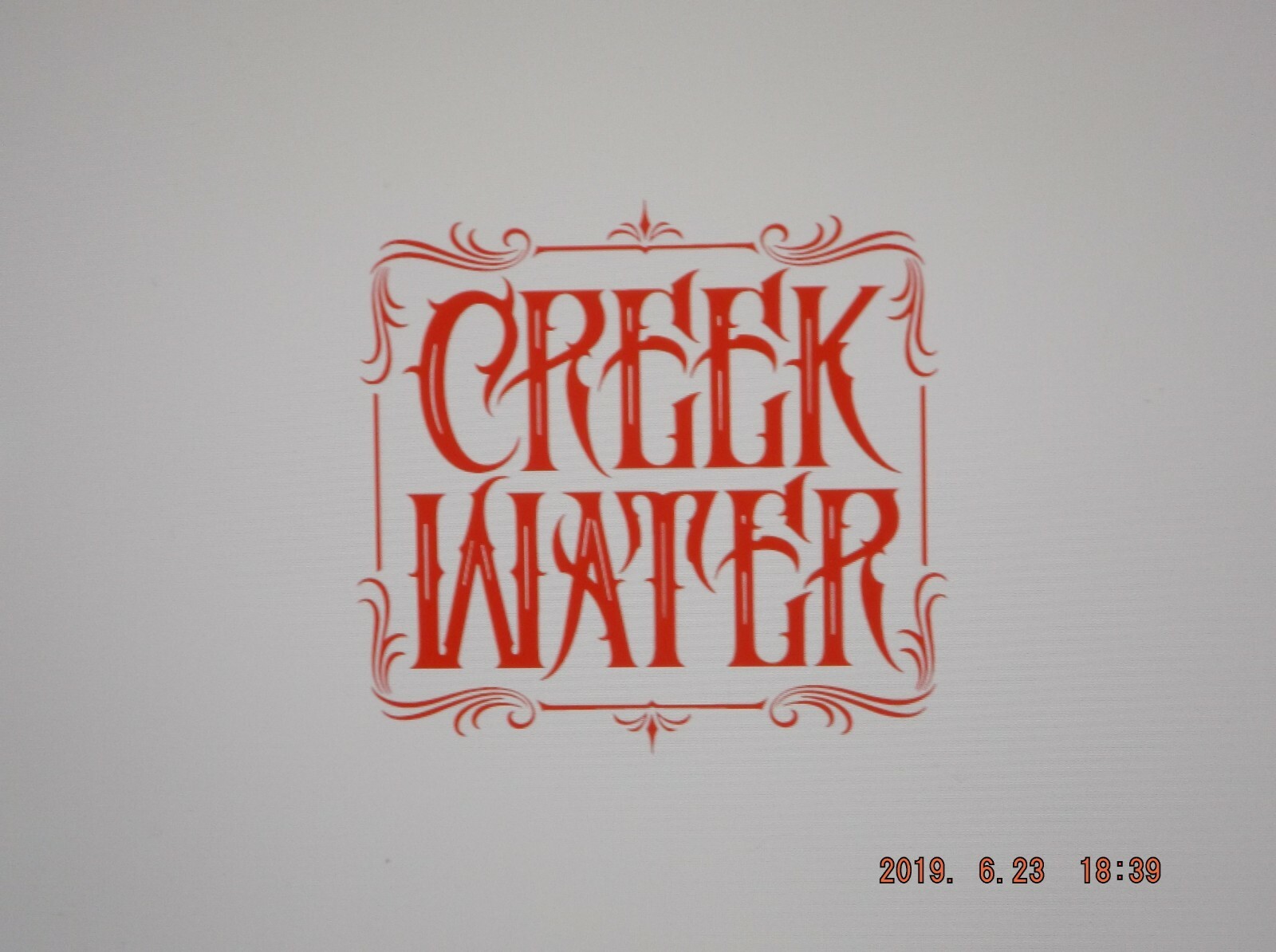 CREEK WATER Slumerican Decal for Car, Truck, Window, or Any Smooth Surface
