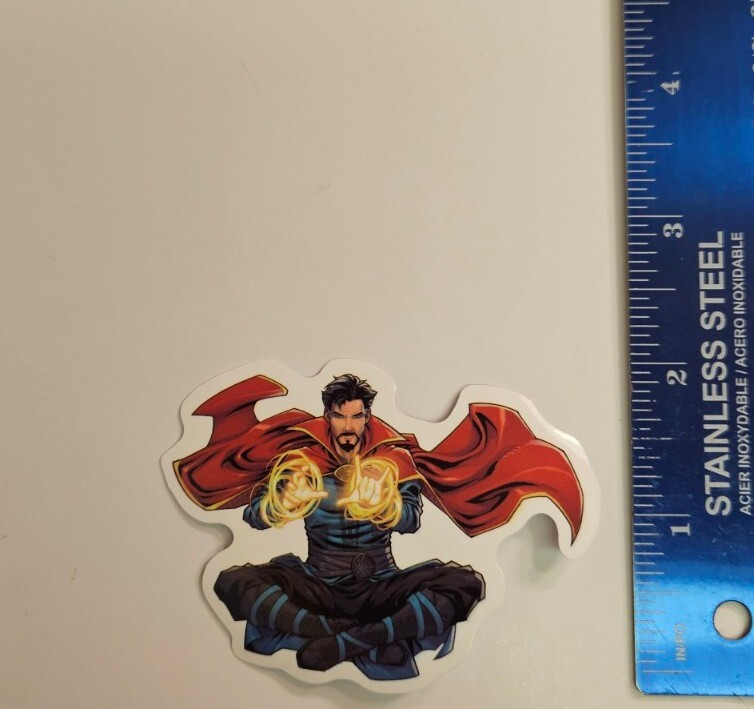 Dr. Strange Laptop Sticker / Marvel Movie Character Skateboard Decal