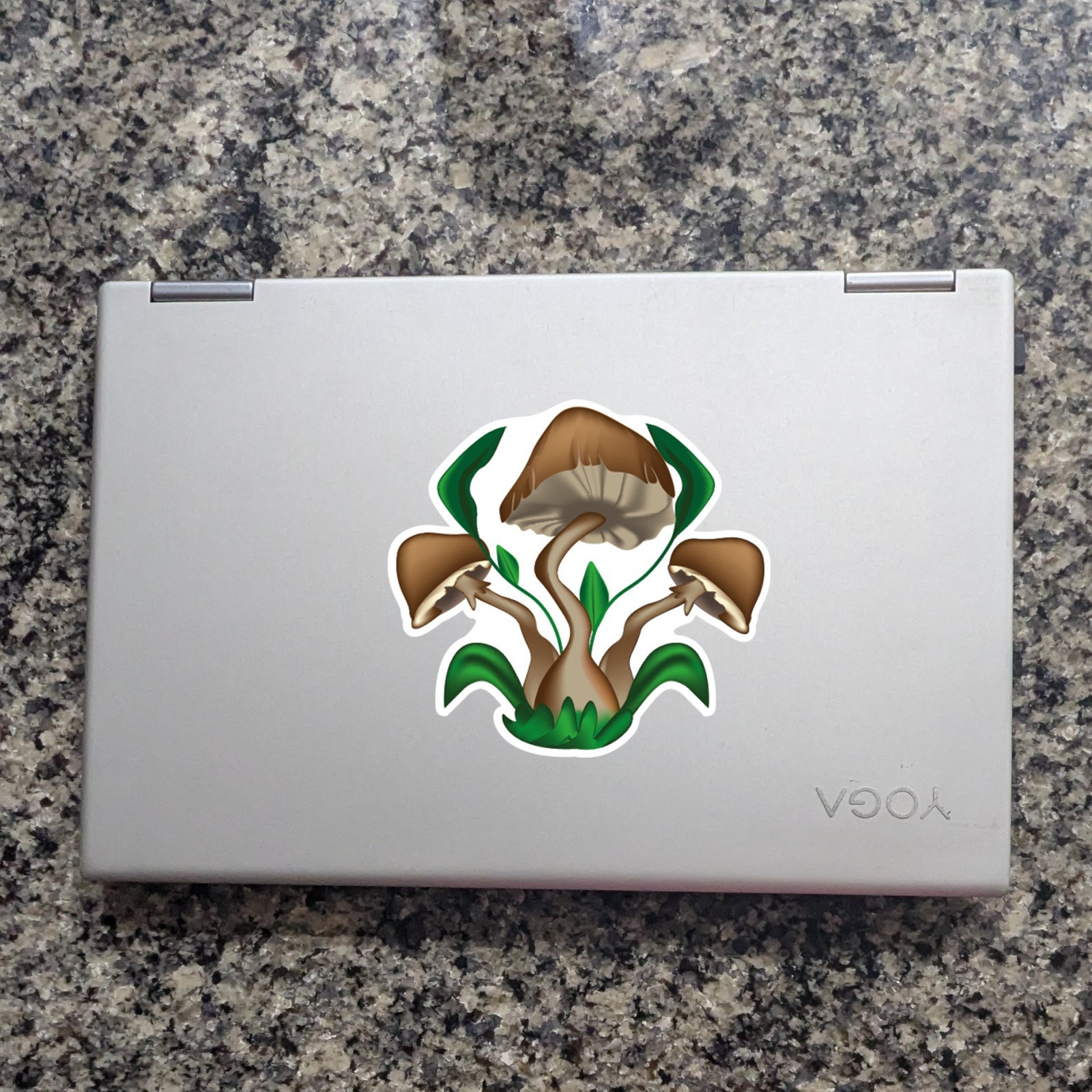 Mushroom Vinyl Sticker Cute Fungi Decal for Laptop Water Bottle Car Waterproof