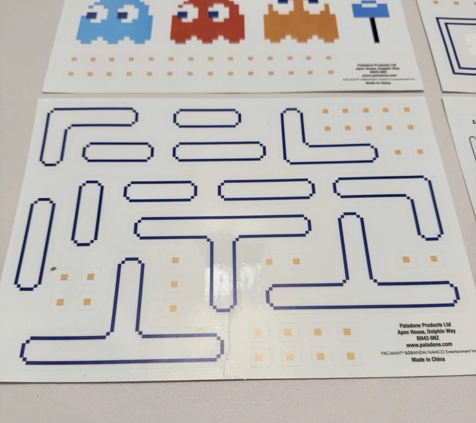 Vintage Pac man Stickers Arcade Pixel Assorted Sticker Video Games Pacman Retro