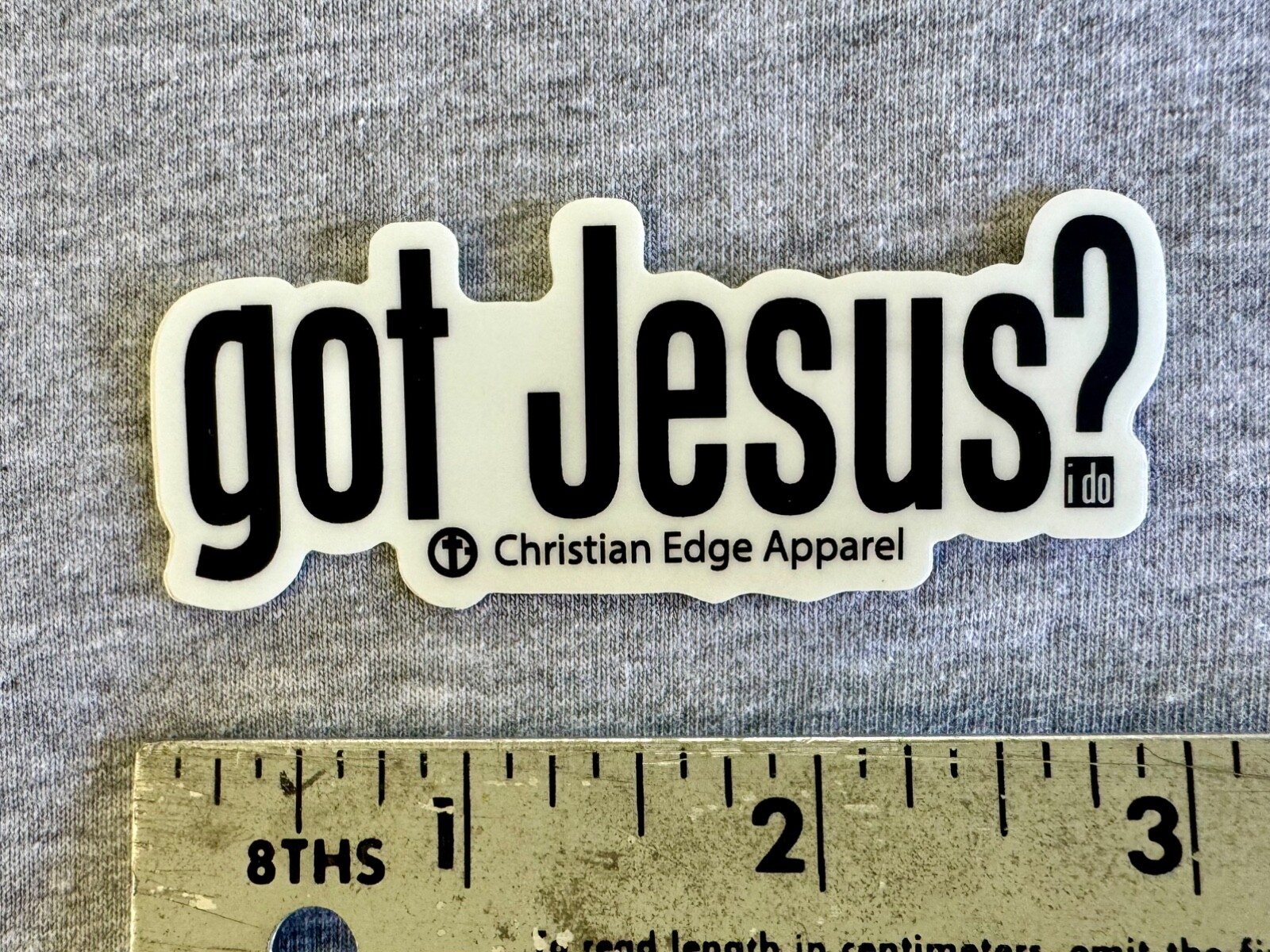 3” Got Jesus Christian Vinyl Stickers Jesus Christ Bible Bling Edge Apparel NOTW