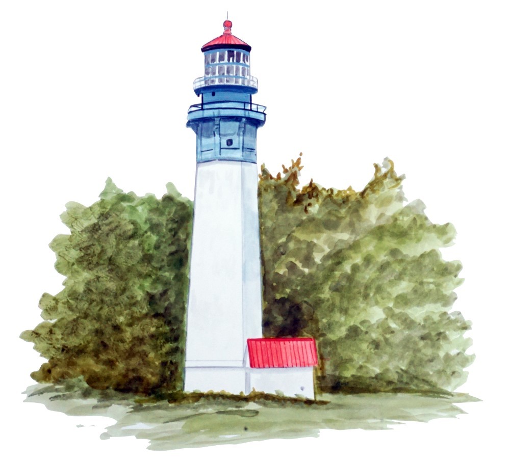 Gray's Harbor Lighthouse Vinyl Decal Sticker Truck Boat Car Tumbler Cooler Cup