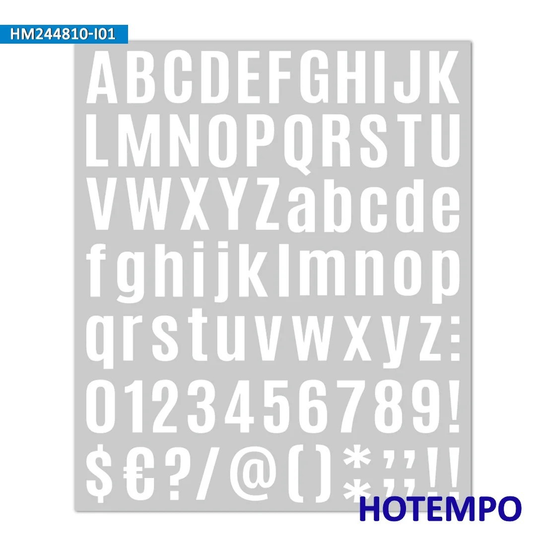 1 Sheets White 1 Inch Self Adhesive Vinyl Letters Numbers Kit, Mailbox Number…