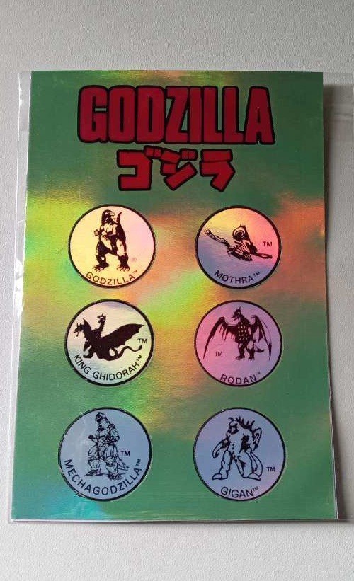 Classic Godzilla Logo 6 Sticker Two Pack
