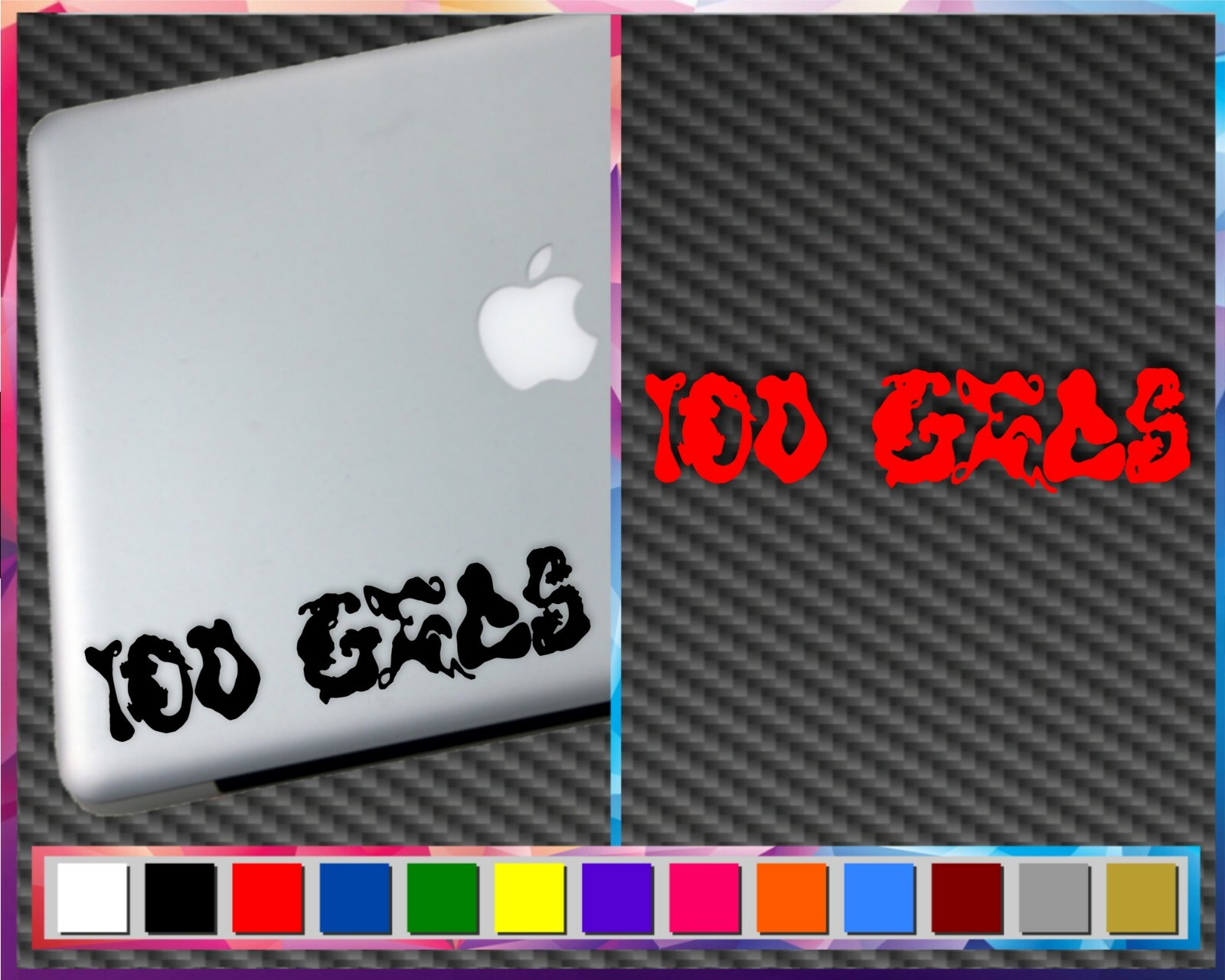 100 GECS VINYL STICKER CAR DECAL wall shirt hat merch pc music ag cook sophie