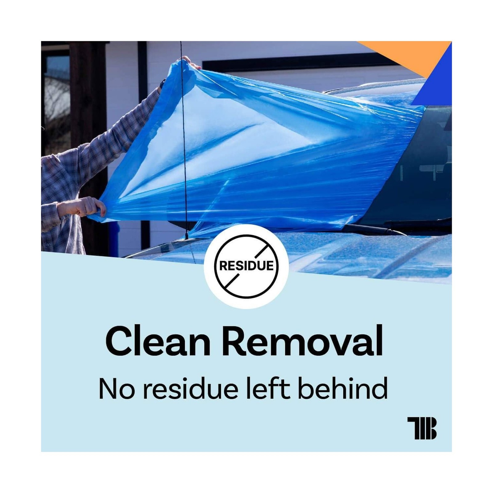 Crash/Collision Wrap, 36 inch x 200 feet, Blue Collision Wrap for Damaged Veh…
