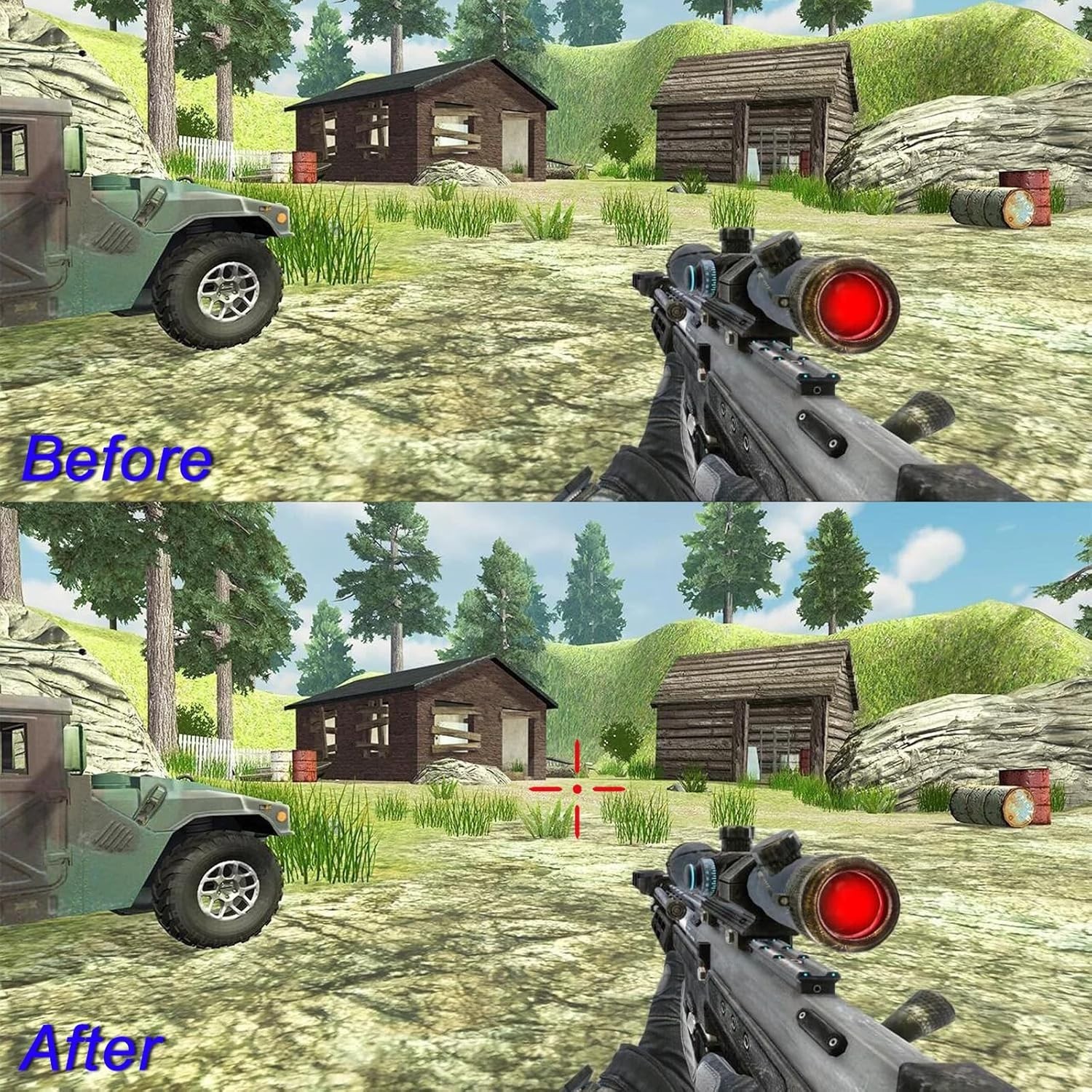 90PCS Aim Assist Stickers for FPS Games,Static Cling FPS Shooting Target Stic…