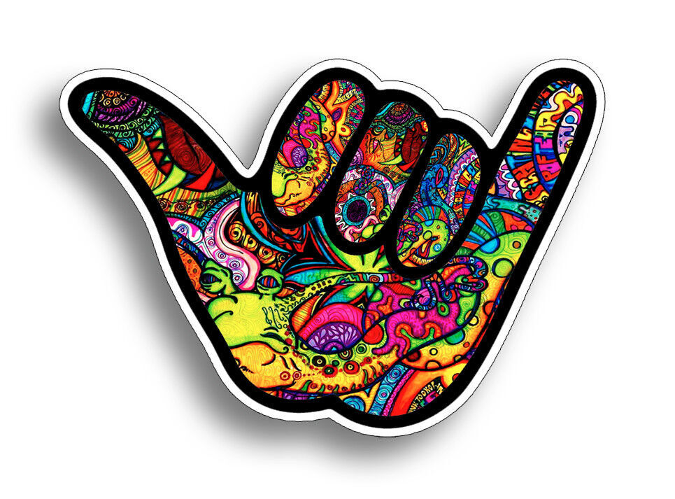 Graffiti Hang Loose Sticker Decal