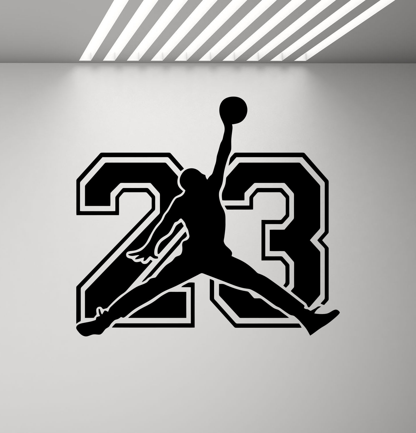 Jumpman Wall Decal Air 23 Sign Vinyl Sticker Decor Basketball Poster Gift 847