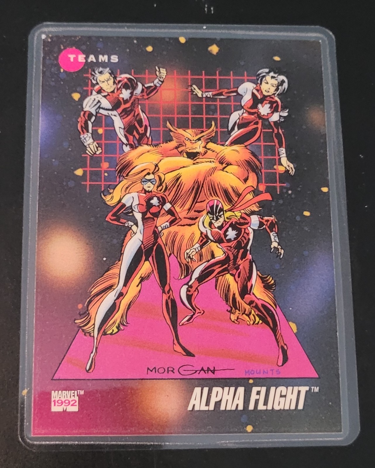 1990's Impel Marvel Universe Teams Fridge/Locker/Cabinet Laminated Magnet X-MEN