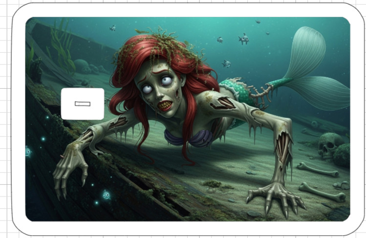 Disney Zombie Demon ATM DEBIT CREDIT CARD Skin Sticker Princess Mickey Halloween