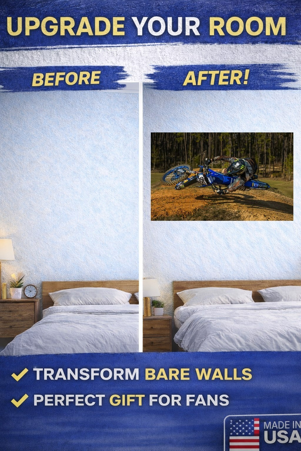 DNGR Boy Haiden Deegan Wall Vinyl Motocross Decal Poster PRINT Removable Backing
