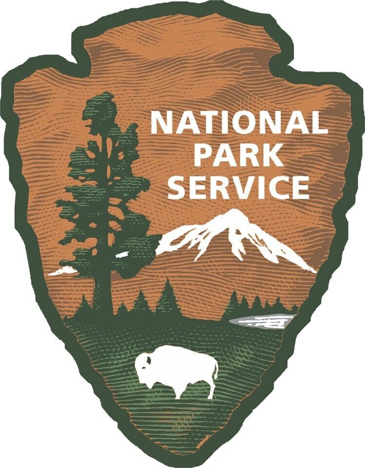 National Park Service Sticker Decal emblem nps yellow stone