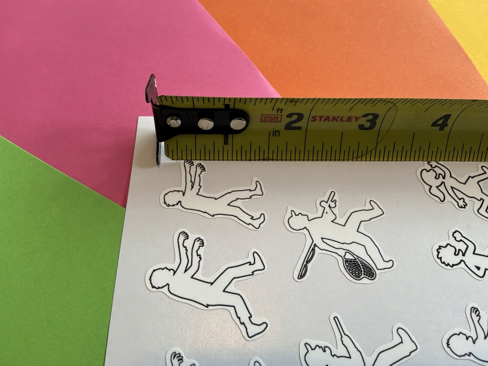 Sasquatch & Zombies RC Scale Hobby Notebook Pre-Cut Decal Set Of 33 1"x1 1/2"