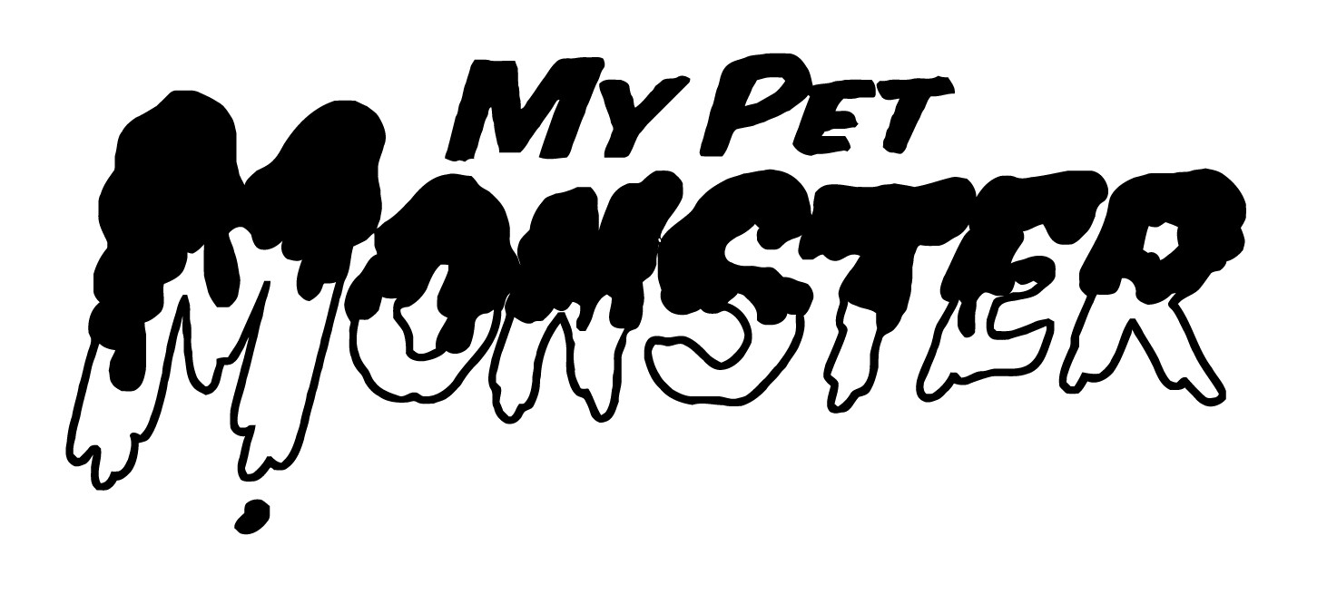My Pet Monster vinyl decal 1986 Movie cartoon dvd vhs bumper STICKER 80's cult