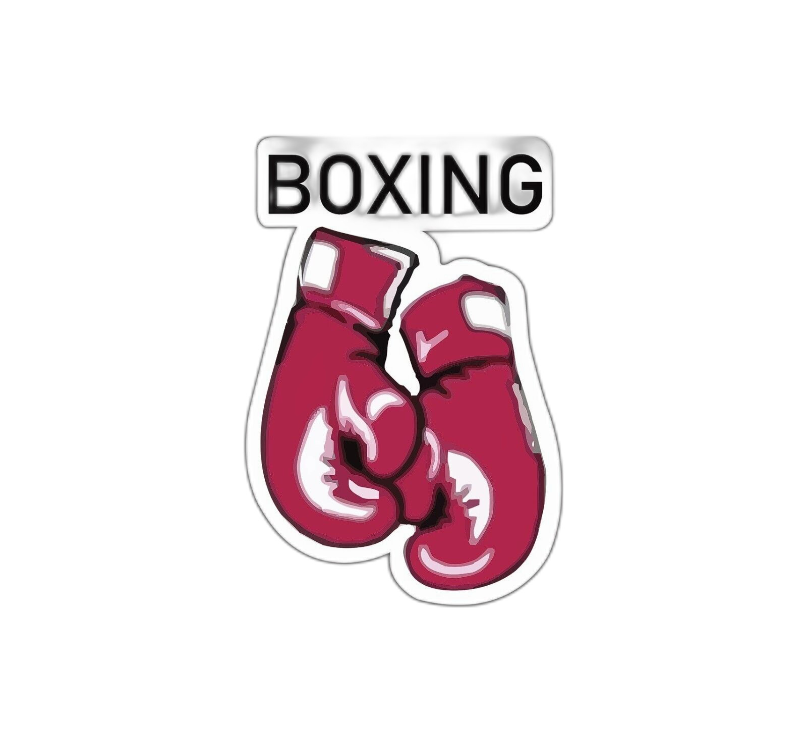Boxing Gloves Sticker Decal