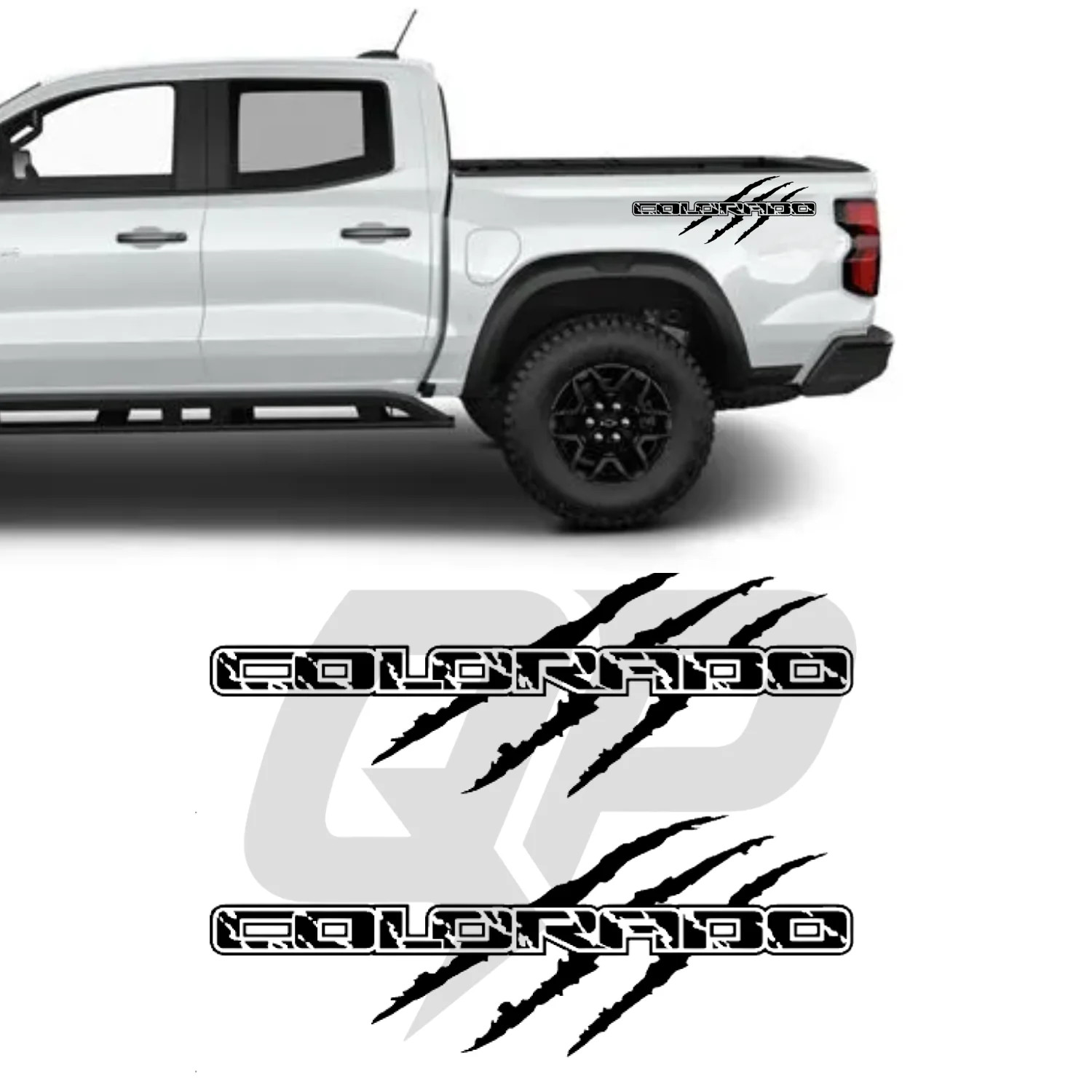 Aftermarket Chevy Colorado Claw Scratch Graphic Kit – Side Vinyl Decals
